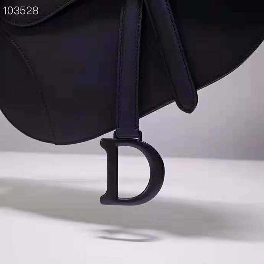 Handbags  Dior Womens Mini Saddle Bag Black Ultramatte Calfskin ~  Antoniaweir