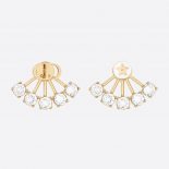 Dior Women Petit CD Earrings Gold-Finish Metal