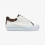 Fendi Women Force White Canvas and TPU Low-Tops
