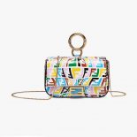 Fendi Women Nano Baguette Charm Multicolor Leather Charm