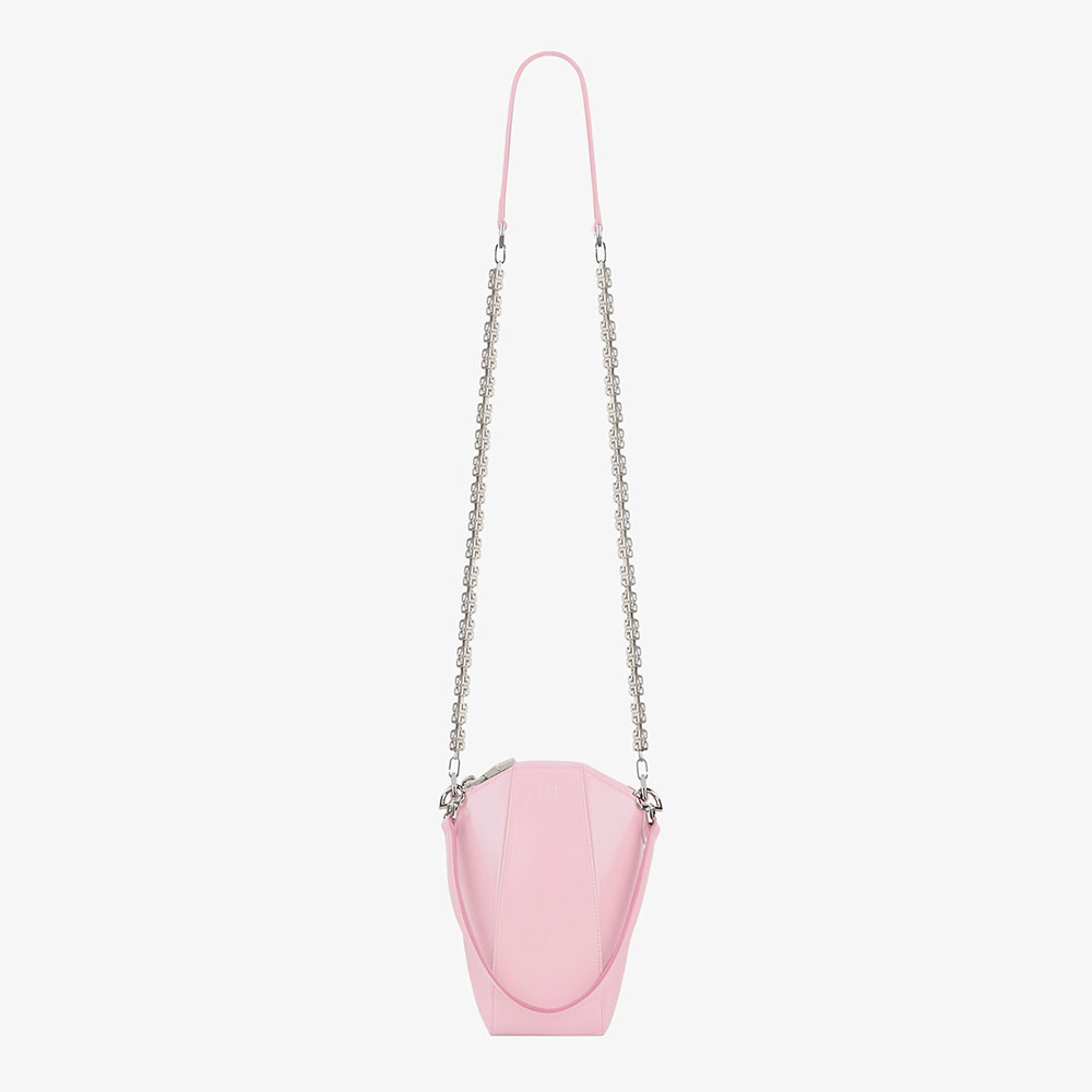 Givenchy Women Mini Antigona Vertical Bag in Box Leather-Pink