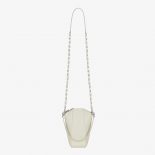 Givenchy Women Mini Antigona Vertical Bag in Box Leather-white
