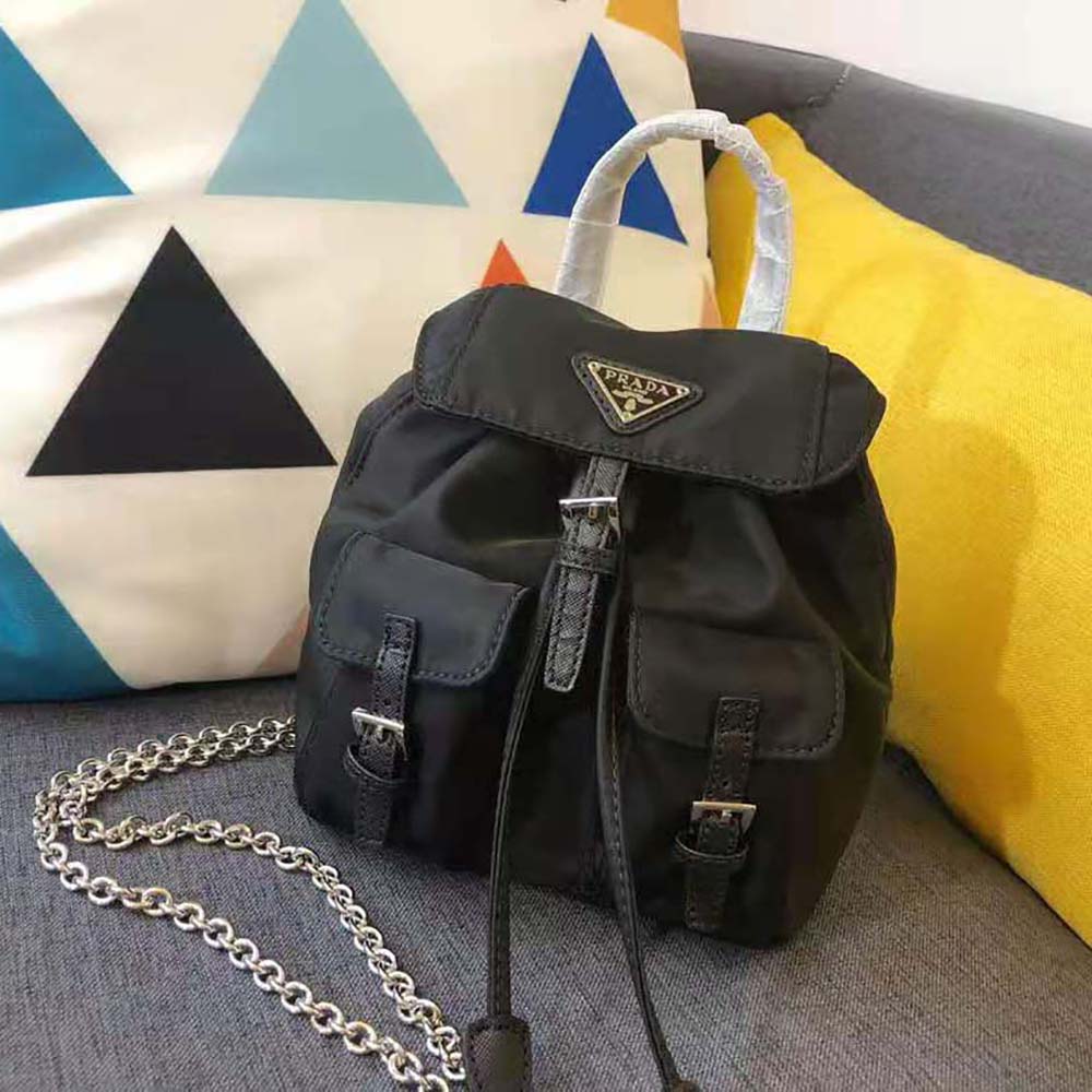 Prada vela outlet mini crossbody backpack