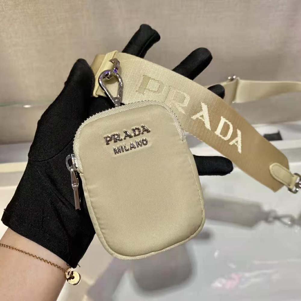 Prada Women Pocket Nylon and Brushed Leather Bag 9 Prada Women Pocket Nylon and Brushed Leather Bag - Image 9