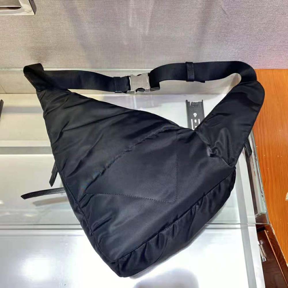 Prada Women Re-Nylon and Leather Backpack-Black 6 Prada Women Re-Nylon and Leather Backpack-Black - Image 6