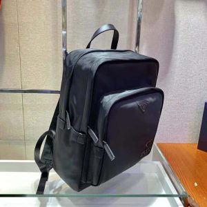 Prada Re-Nylon and Saffiano leather backpack