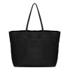 Prada Women Re-Nylon and Saffiano Leather Tote Bag-Black