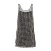 Prada Women Rhinestone Embroidered Mesh Mini-Dress