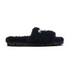 Prada Women Terry Cloth Slides-Black