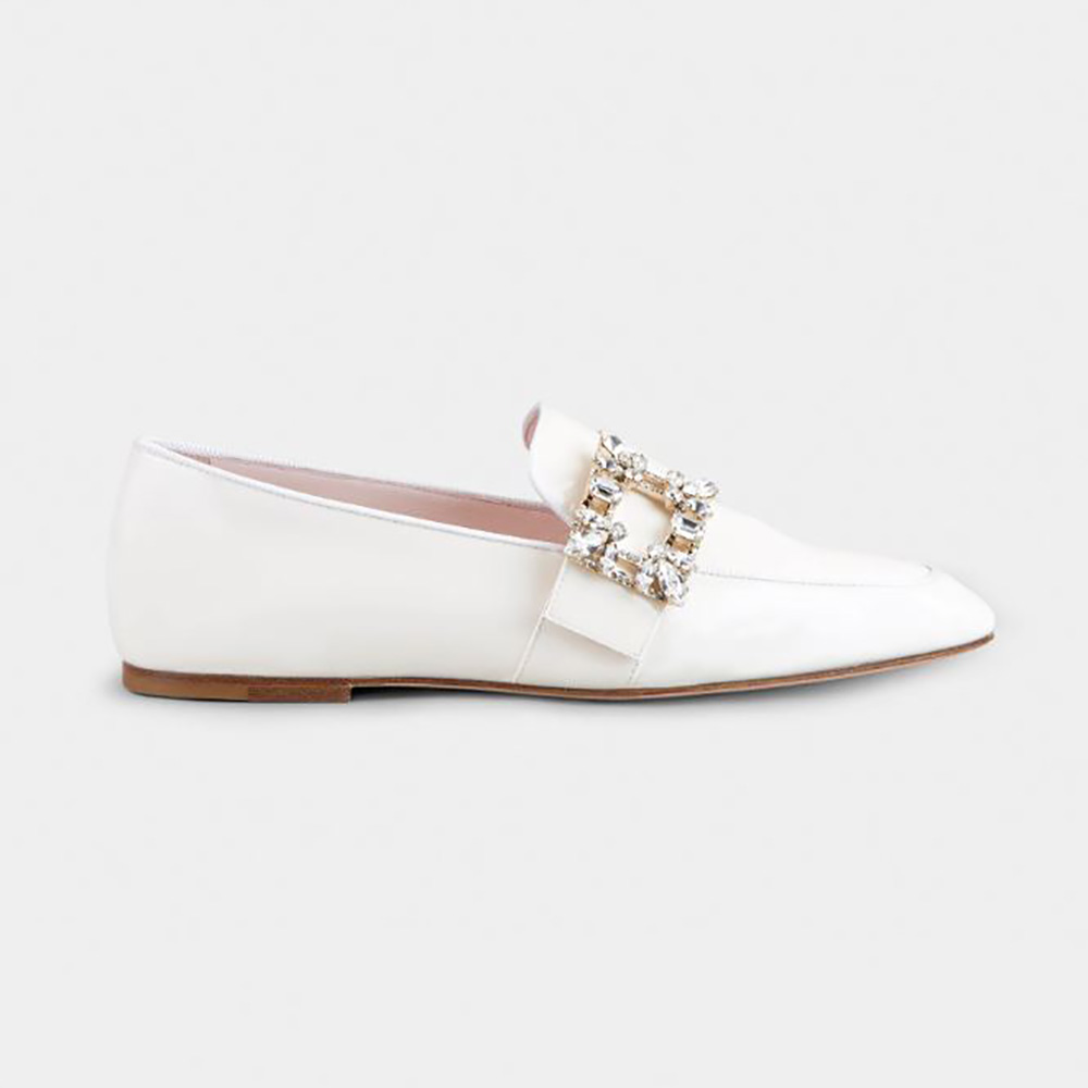Roger Vivier Women Mini Broche Vivier Buckle Loafers in Patent Leather ...