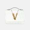 Versace Women Virtus Quilted Shoulder Bag