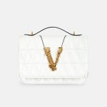 Versace Women Virtus Quilted Shoulder Bag