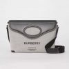 Burberry Men Horseferry Print Canvas Pocket Messenger Bag