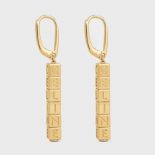 Celine Women Earrings in Brass with Gold Finish