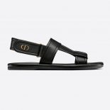Dior Women Ocean Sandal Black Lambskin