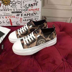 Dolce & Gabbana Leopard Print Portofino Sneakers
