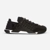 Dolce Gabbana D&G Women NS1 Slip-on Sneakers in Mixed Materials with Allover DG Print