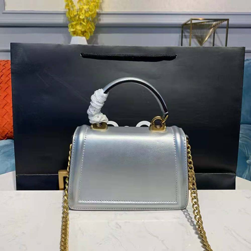 Dolce Gabbana D&G Women Small Devotion Bag in Mordore Nappa Leather 4 Dolce Gabbana D&G Women Small Devotion Bag in Mordore Nappa Leather - Image 4
