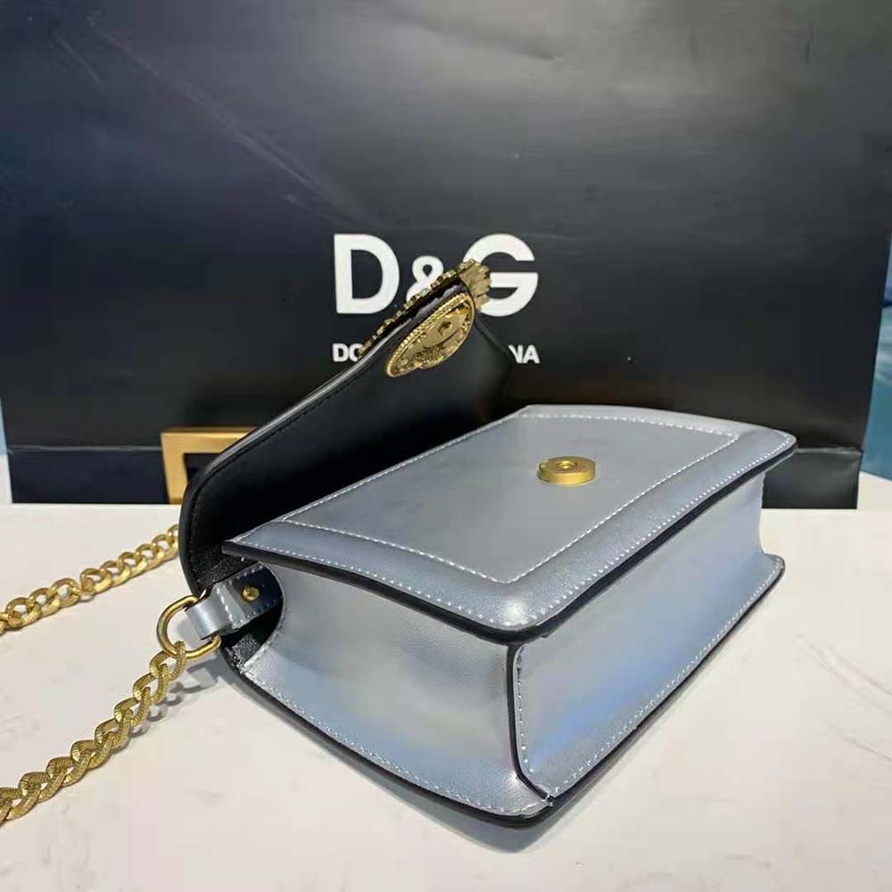Dolce Gabbana D&G Women Small Devotion Bag in Mordore Nappa Leather 5 Dolce Gabbana D&G Women Small Devotion Bag in Mordore Nappa Leather - Image 5