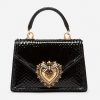 Dolce Gabbana D&G Women Small Devotion Bag in Python Skin 12 Dolce Gabbana D&G Women Small Devotion Bag in Python Skin