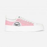 Dolce Gabbana D&G Women Two-tone Canvas Portofino Light Sneakers with DG Logo