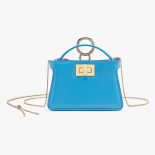 Fendi Women Pico Peekaboo Charm Light Nappa Leather Charm