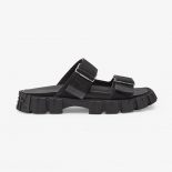 Fendi Women Sandals Black Fabric Sandals