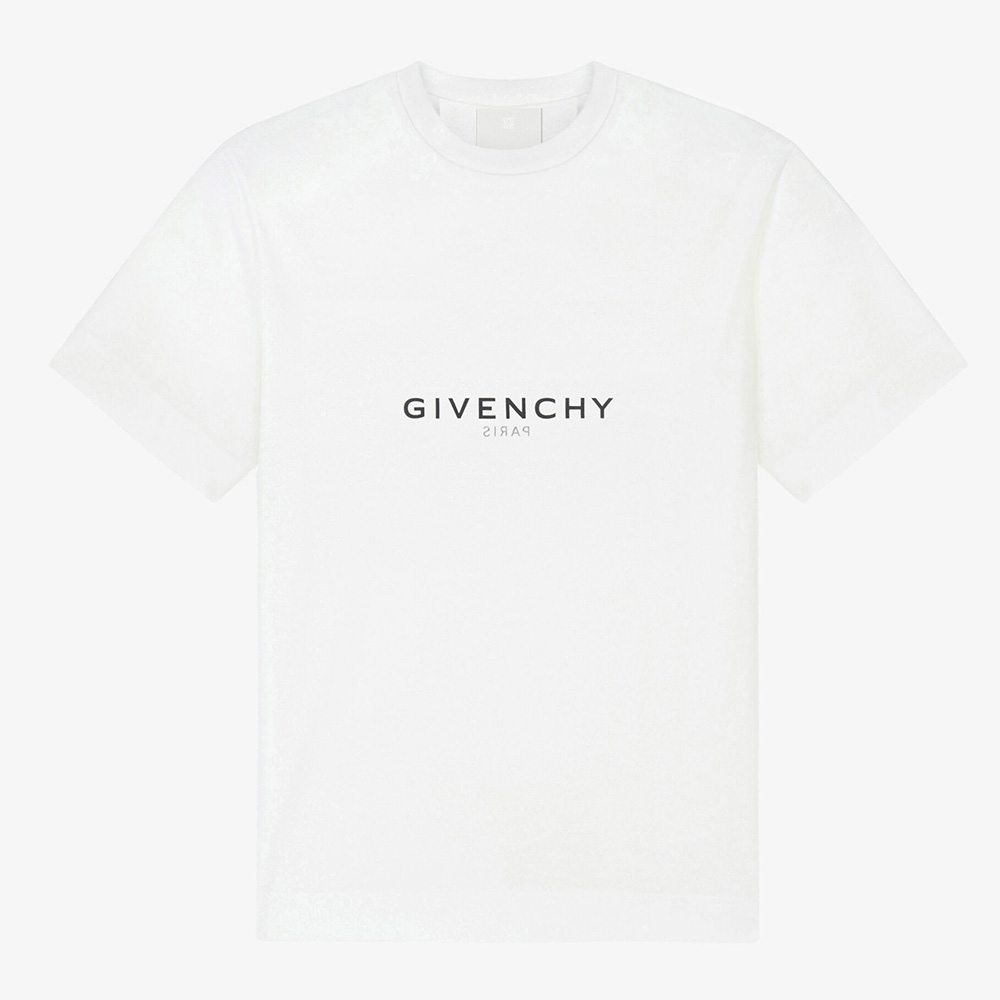 Givenchy Men Reverse Oversized T-Shirt-White