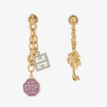 Givenchy Women Charms Asymmetrical Earrings