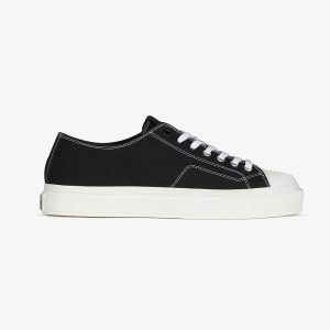 Givenchy Women Sneakers City in Canvas and Leather-Black