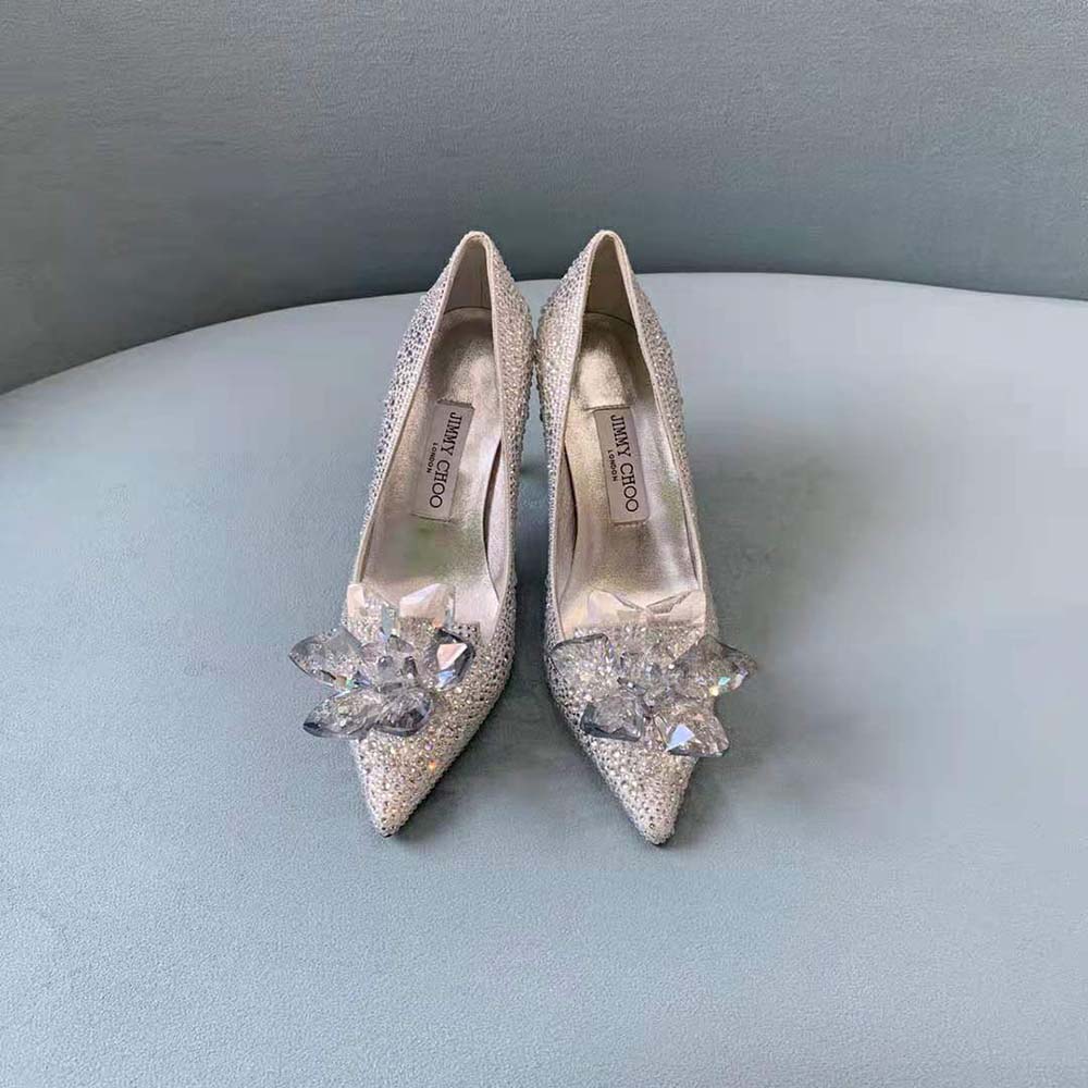 JIMMY CHOO Cinderella Shoes AVRIL Review, Crystal Pumps, Luxury Haul