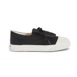 Loewe Women Anagram Flap Sneaker in Canvas-Black