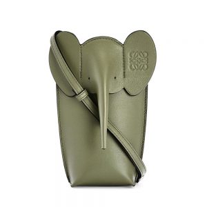 Loewe Women Elephant Pocket in Classic Calfskin