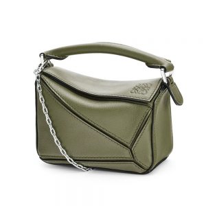 Loewe Women Nano Puzzle Bag in Classic Calfskin