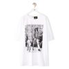 Loewe Women Photo Print T-shirt in Cotton-White