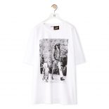Loewe Women Photo Print T-shirt in Cotton-White