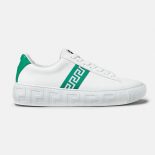 Versace Women A Classic Low Top Greca Sneakers-Green