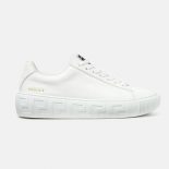 Versace Women A Classic Low Top Greca Sneakers-White