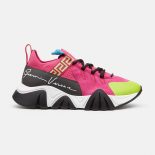 Versace Women Squalo Knit Sneakers-Rose