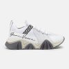 Versace Women Squalo Knit Sneakers-White