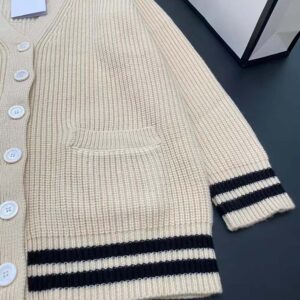 Celine Women Boxy Mariniere Sweater in Striped Cotton