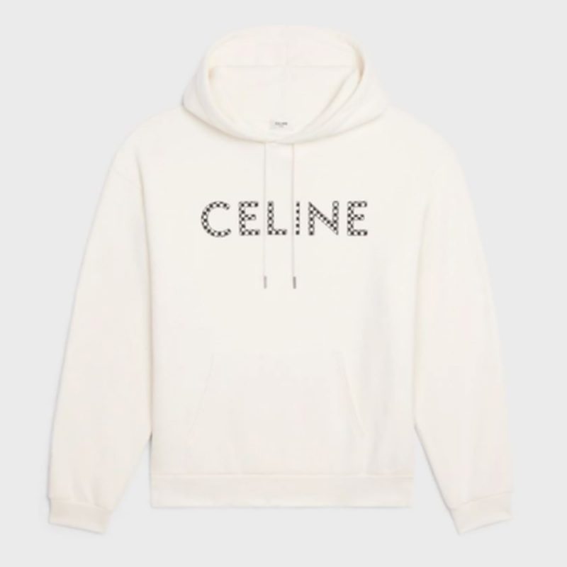 Celine Women Oversized Celine Sweater in Wool-Green