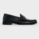Celine Women Luco Maillon Triomphe Loafer in Polished Calfskin