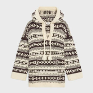 Celine Women Oversized Shetland Baja Pullover