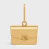 Celine Women Separables Triomphe Bag Pendant in Brass with Gold Finish