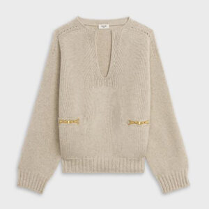 Celine Women Tunic Sweater in Seamless Cashmere