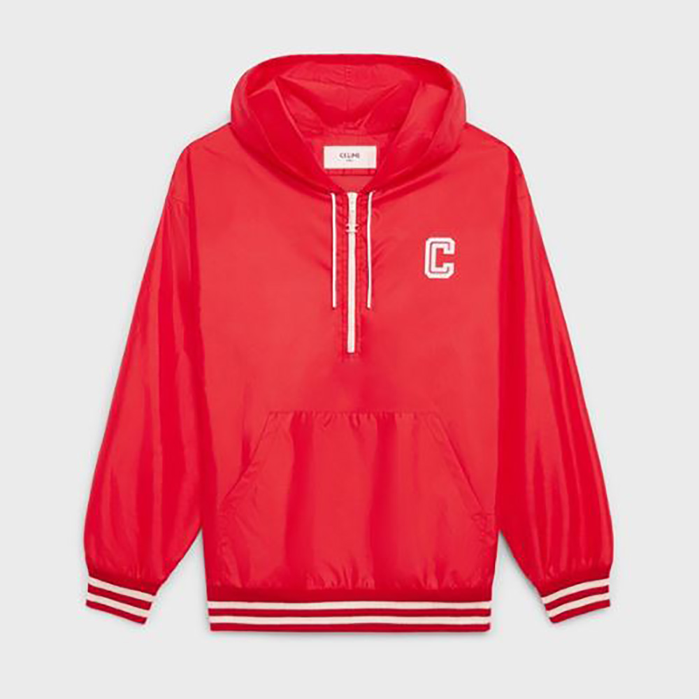 Celine Women Windbreaker in Lightweight Nylon 1 Celine Women Windbreaker in Lightweight Nylon