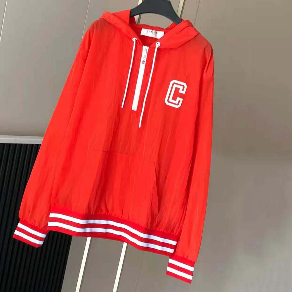 Celine Women Windbreaker in Lightweight Nylon 2 Celine Women Windbreaker in Lightweight Nylon - Image 2