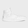 Celine Women Z Trainer CT-01 High Top Sneaker in Calfskin-White