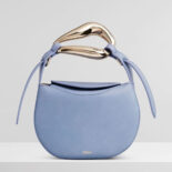 Chloe Women Kiss Small Purse in Small Grain Calfskin-Blue